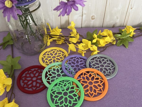 colorful lid for jar