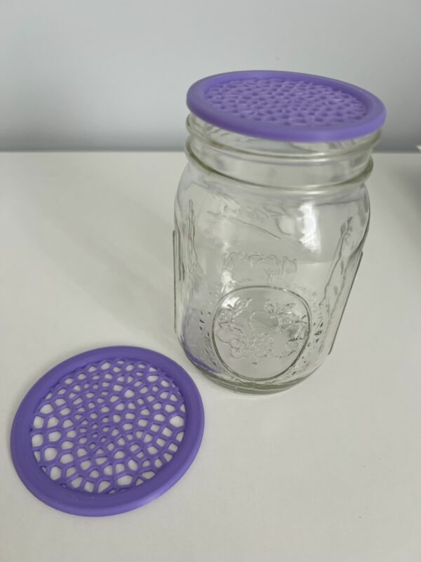 Mason Jar Lid Insert with Holes - Image 12