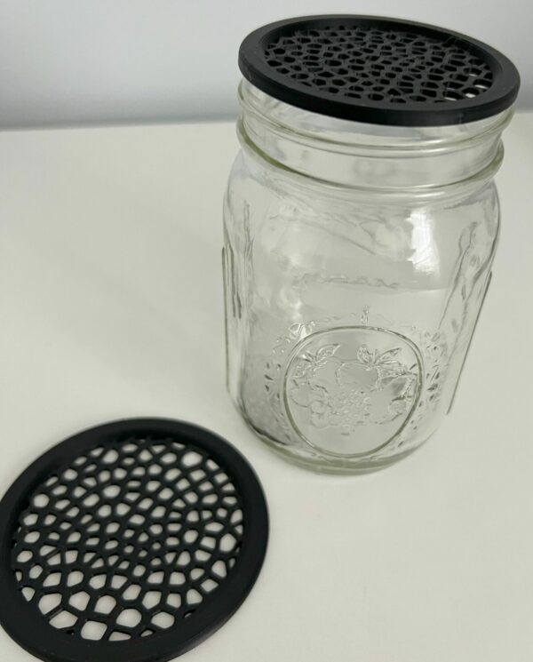 Mason Jar Lid Insert with Holes - Image 6